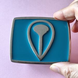 Nixon enamel belt buckle